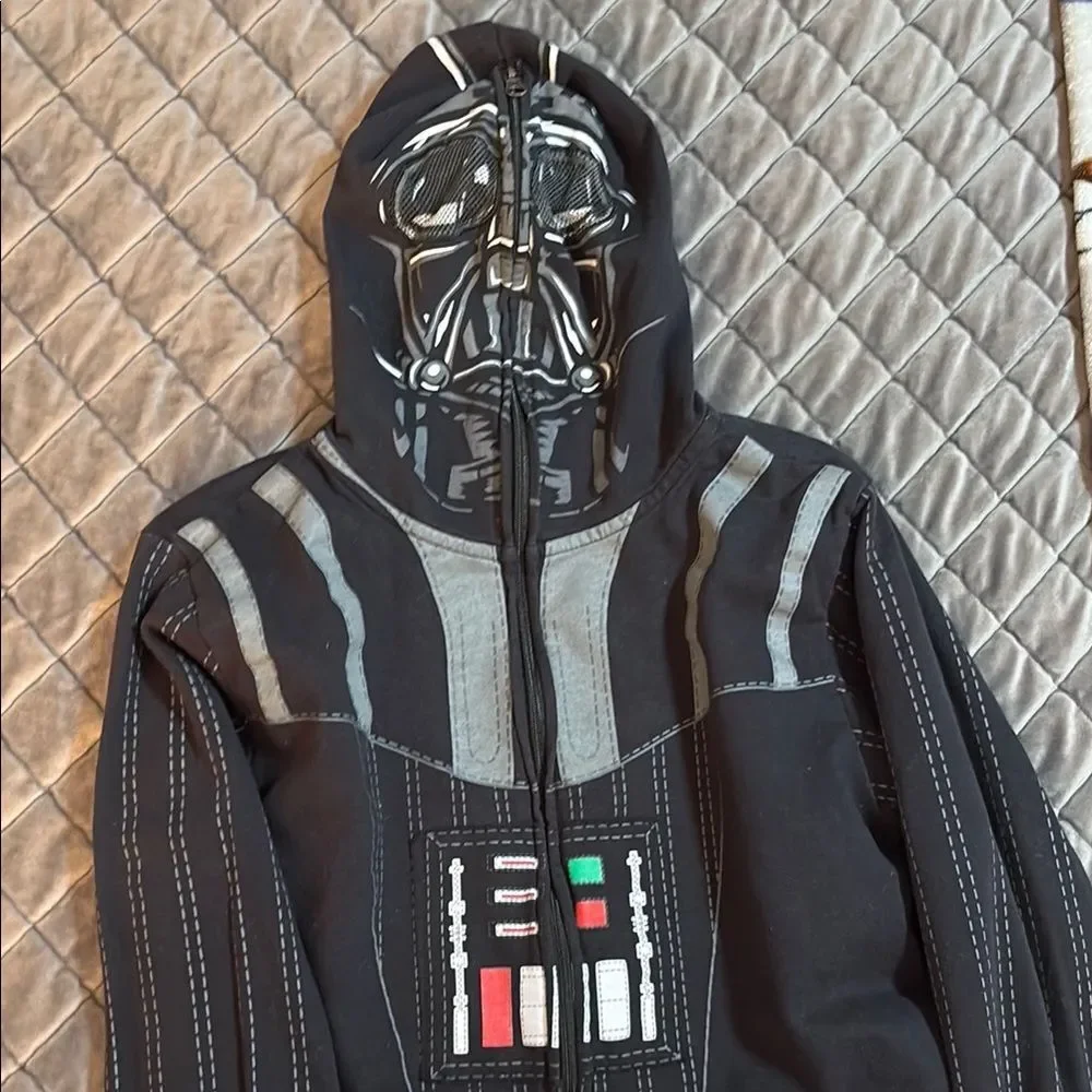 Star Wars Black and Gray Jacket with Armor-Like Design Size MD